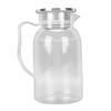 1500ml Clear Acrylic Water Pitcher with Lid Handle Iced Tea Pitcher Drink Jug for Juice Homemade Beverage Heatproof