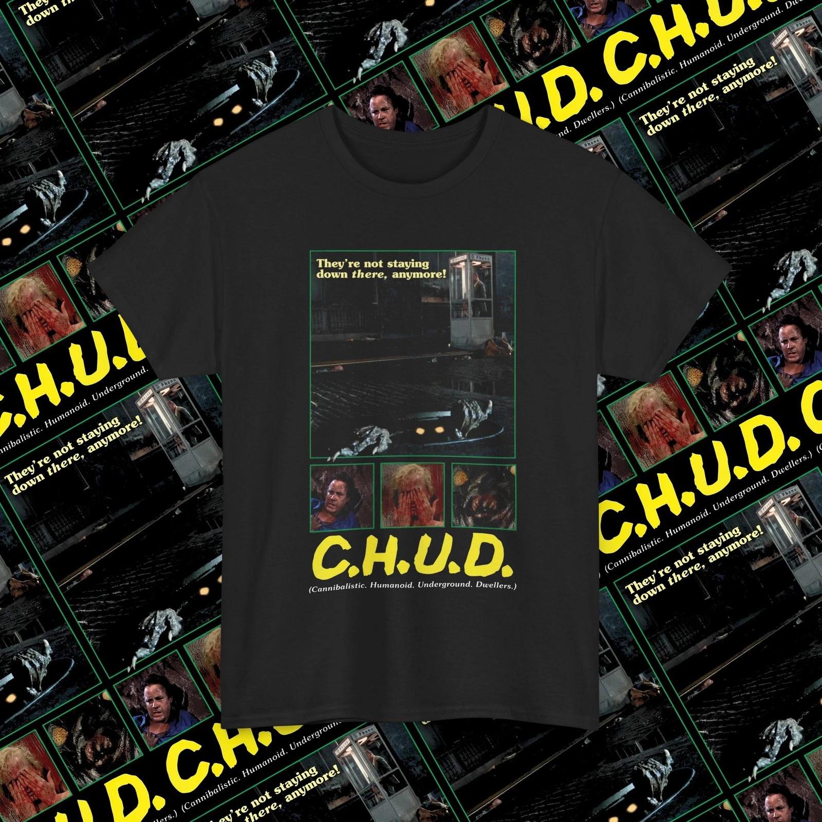 C.H.U.D. Horror Movie T-Shirt, 80 s Cult Horror Movie Shirt 3XL