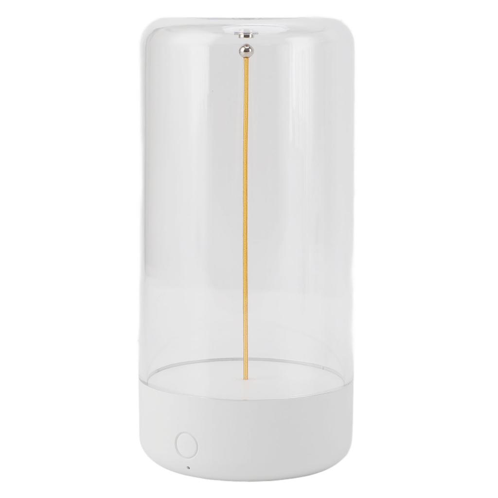 Minimalistische Tischleuchte Kabellos Wiederaufladbar Touch Dimmbar LED Nachtlicht Mit Atmungseffekt