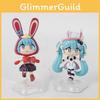 Rabbit Delightful Pvc Ears Hatsune Miku Q Version Doll Collectible Figurines