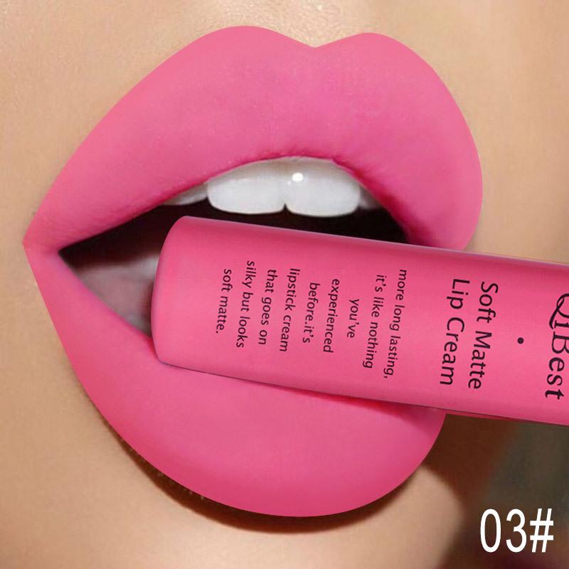 Long Lasting Liquid Lipstick in A Waterproof Matte End, Featuring A Dark Red Black, Perfect for Women'S Makeup, Including Lip Gloss and Lip Tint
