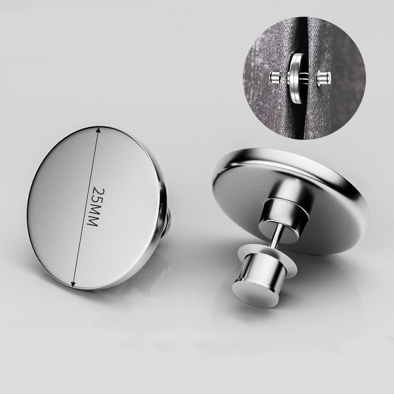 1-12 Paare Vorhang Magnetischer Knopf Nagelfrei Abnehmbar Fenster Vorhang Schließen Magnet Schnalle Verstellung Vorhangclip Zubehör