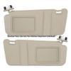 Beige Sun Visor with Light for 2007-2011 Toyota Camry (Part Number: 74310-06800-E0)