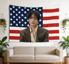 1pc SKZ USA Flag Vibrant Tapestry Kpop Group Fan Gift Dorm Bedroom Wall Decor