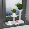 Oval 3-Tier Windowsill Plant Stand & Storage Shelf (Set of 3)