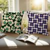 Flower Pillowcase Toon Gift Cushion Cover Bedroom Home Sofa Chair Seat Decor Pillow Case Logo O-Orla Kiely