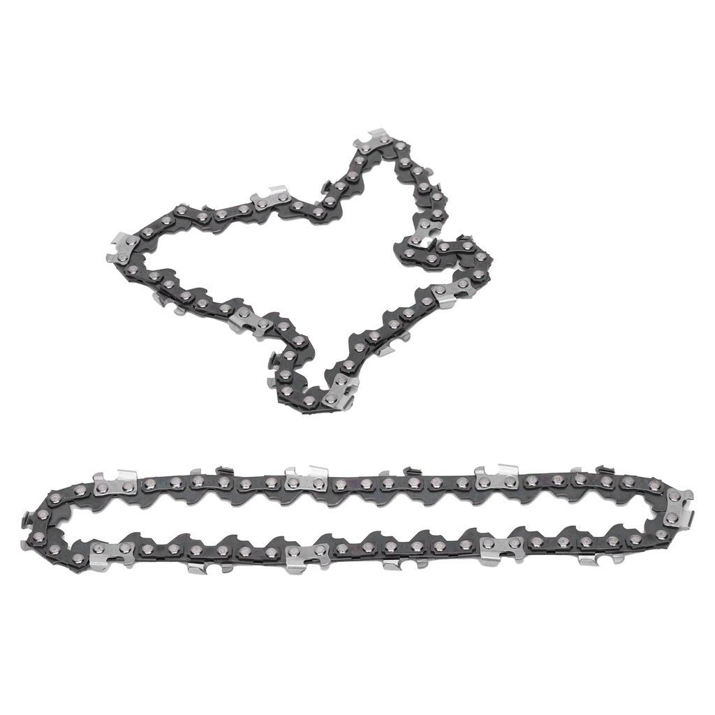 2 Stück Kettensägenkette Ersatz Hochgeschwindigkeitsstahl für 4 Zoll Akku-Elektrokettensäge