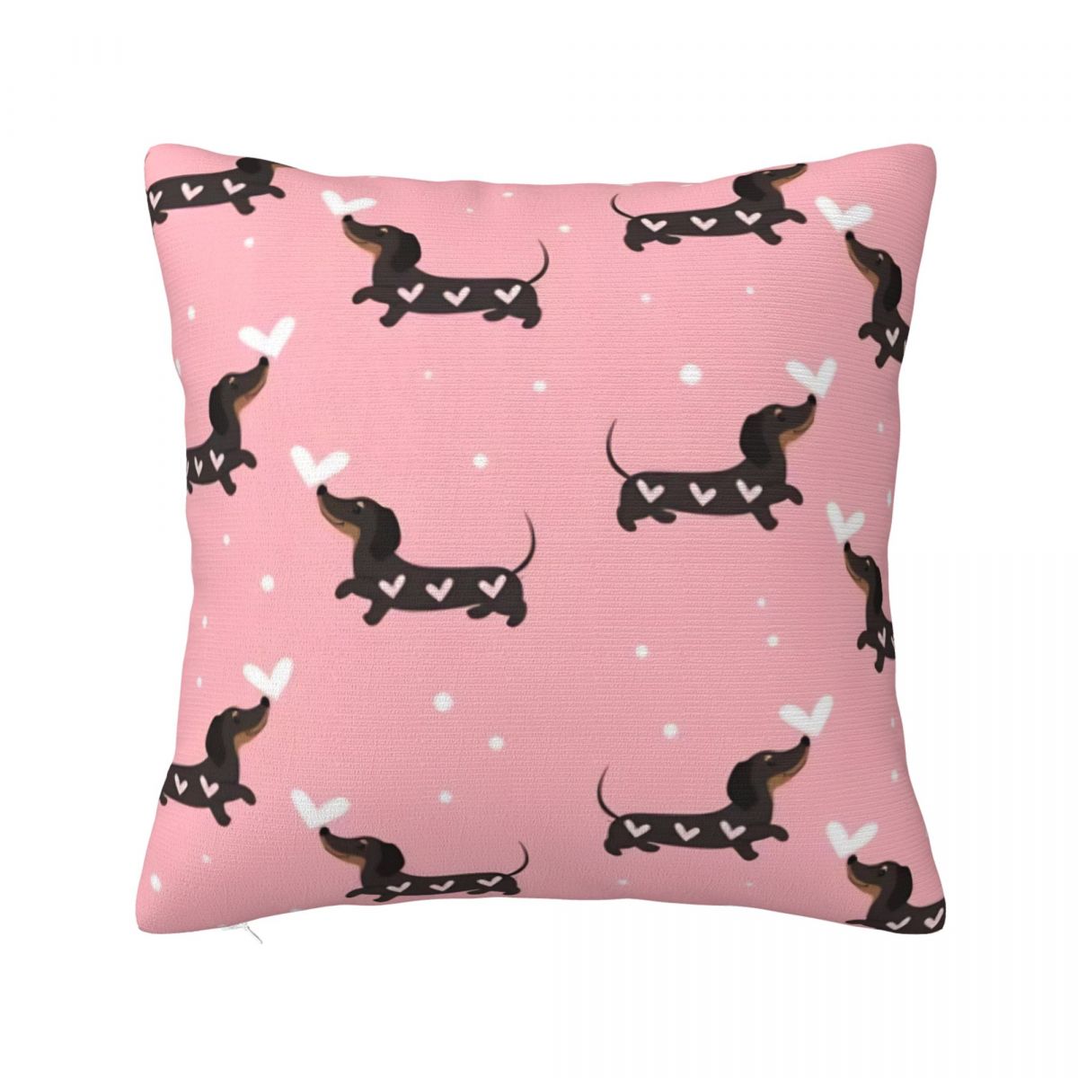 

Dachshund Love Pillow Cases Dogs Animal Cushion Covers Custom Decorative Pillowcover for Home 45x45cm 30x30cm 12x12in