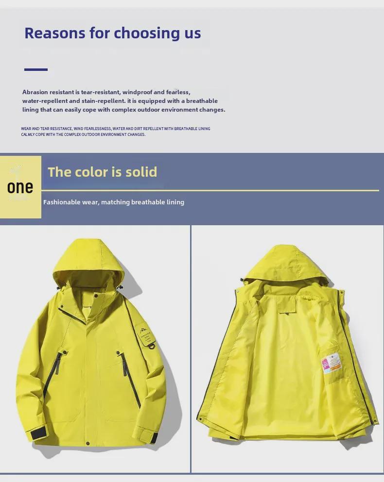 Women's Japanese-Style Windproof & Waterproof Thin Jacket for Spring & Autumn - Couples' Mountaineering
