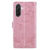 For Samsung Galaxy A56 5G/A36 5G Leather Case Imprinted Floral Pattern Wallet Stand Flip Phone Cover