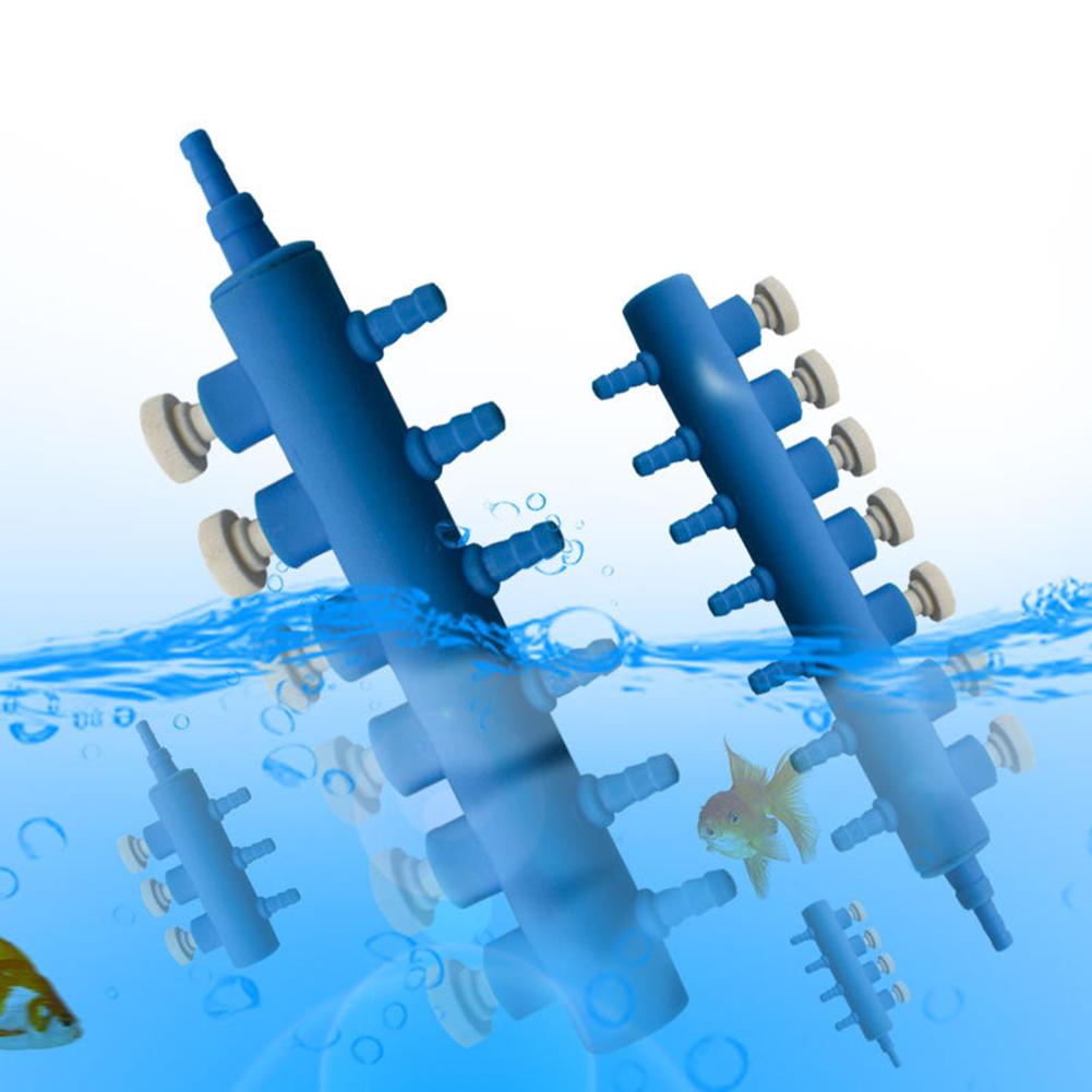 Aquarium Luftpumpe Schlauch Splitter Luftverteiler Einstellbare Tracheal Shunt Einzigen Loch Sauerstoff Booster Pumpe Adapter Zubehör