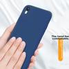 Liquid Silicone Case for XR, IPhone XR Protective Cover, Full Coverage Lens Liquid Silicone Protective Case with Shockproof Ultra-Thin Soft, Navy Blue