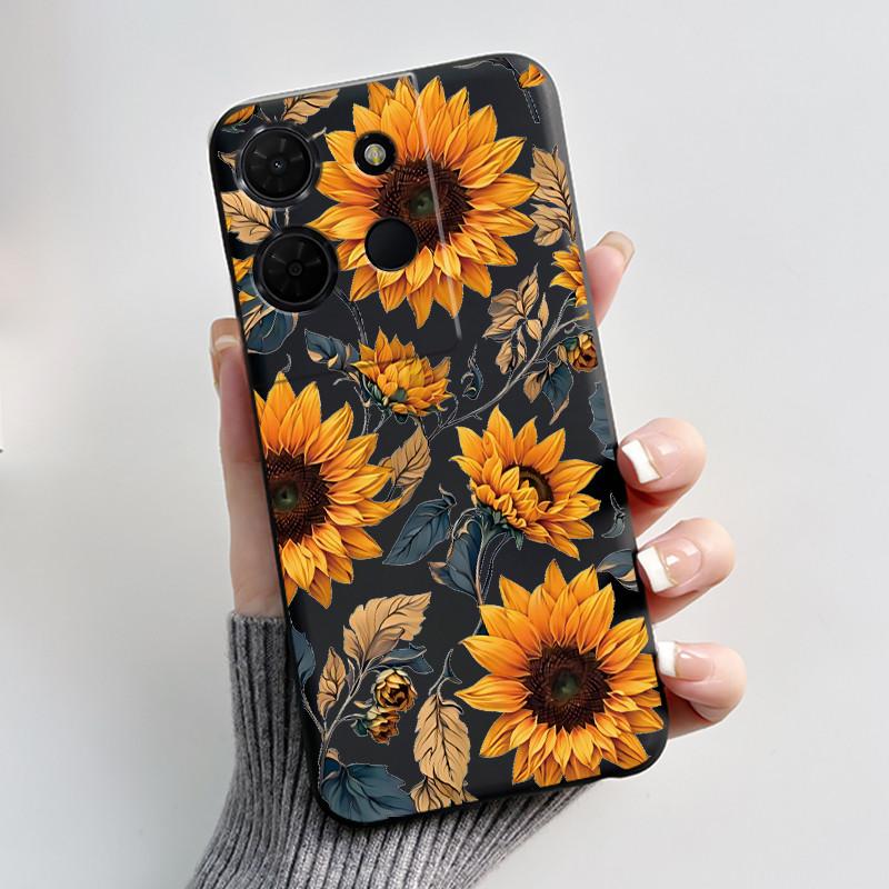 Bright New Pattern Anti-scratch Black Casing For TCL 503 Pattern Cover For TCL K32 5G (T513W)/TCL K33 5G (T513Z) Soft Case