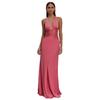 Autumn New Deep V Sexy Long Dress European and American Temperament Neck High Waist Halter Dress