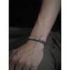New 925 Thai Silver Men 'S Bracelet Flat Chain Keel Thai Silver Woven Bracelet Men And Women Can Wear Men 'S Silver Bracelet