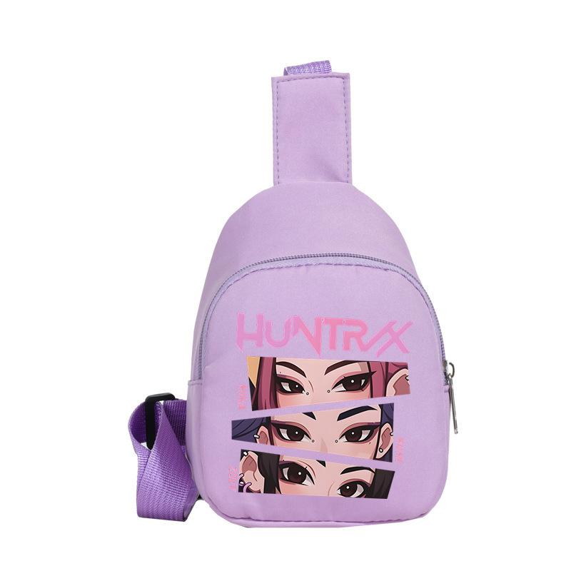 Casual Children'S Breast Bag Animation Cartoon Printing Fashion Boys And Girls Crossbody Bag Change Small Backpack