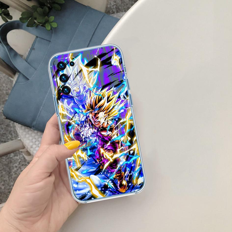 

LO32 Dragon Ball Soft Shell Transparent Phone Case for Motorola Moto Edge 20 30 40 50 S30 Fusion Ultra Pro Neo Lite + G200 G23 Motorola Edge 30