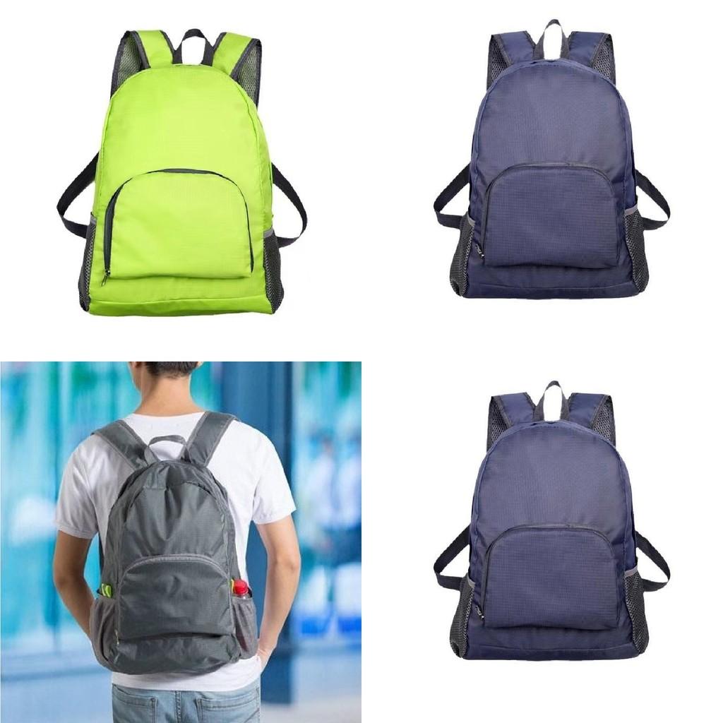Lässiger faltbarer Rucksack aus atmungsaktivem Nylonmaterial für Freizeitfahrten