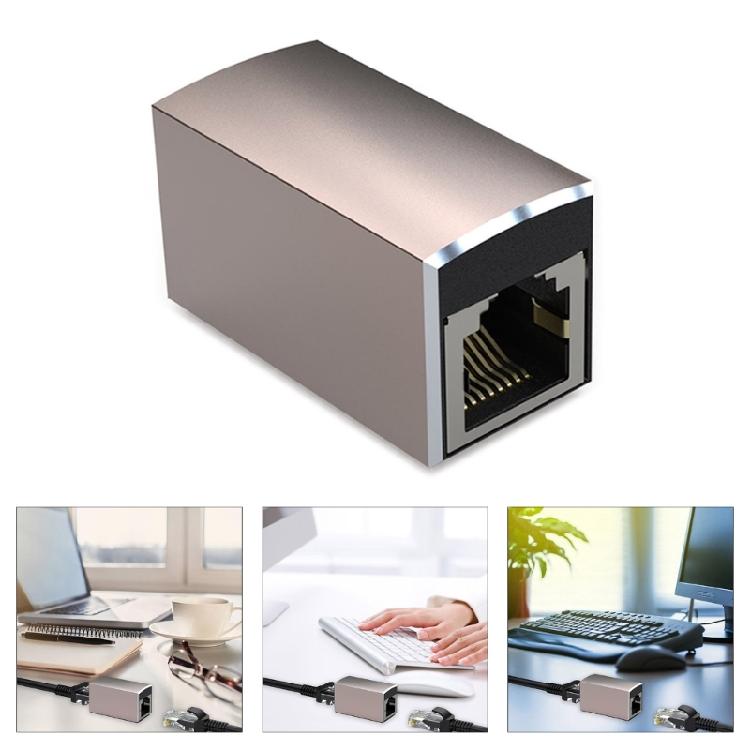Ethernet Extension RJ45 Coupler RJ45 Male To Female Connector for Extended Reach Connection 10Gbps Transmission Speed