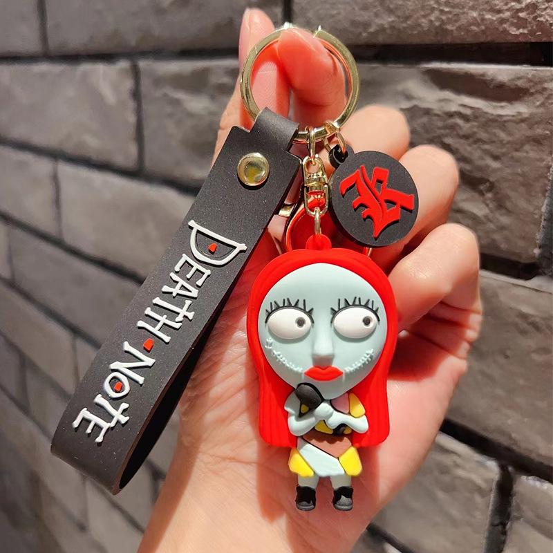 Nightmare Before Christmas Kürbis Totenkopf Schlüsselanhänger - Alberne Halloween Streich Anhänger