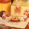 Cartoon Animal Scrapbooking Sticker Transparent Decorative Sticker for DIY Craft Journaling Scrapbook Journal Planner