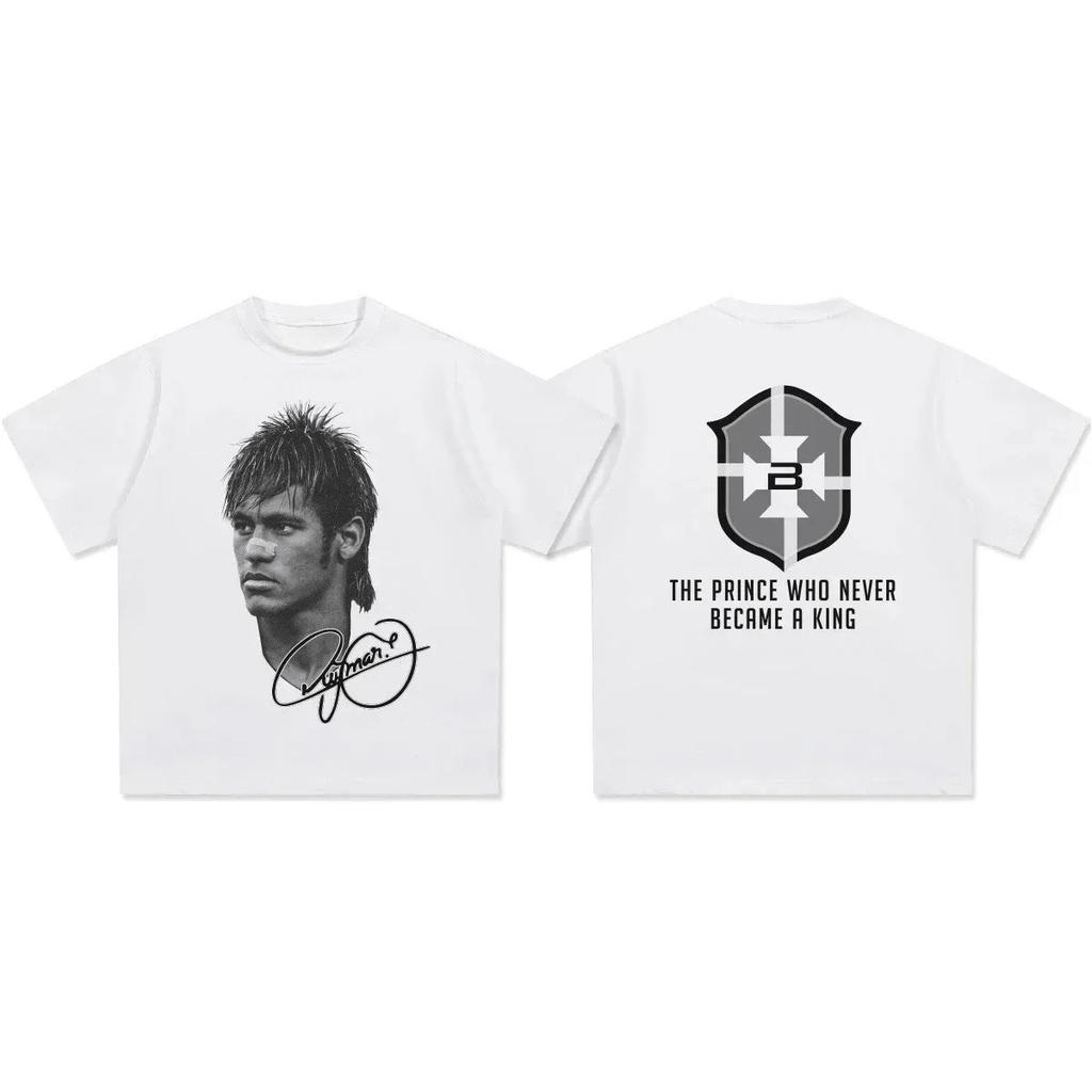 2026 Summer Cristiano Ronaldo Neymar Football Casual Tshirt Unisexs and Unisexs Luxury Brand Top