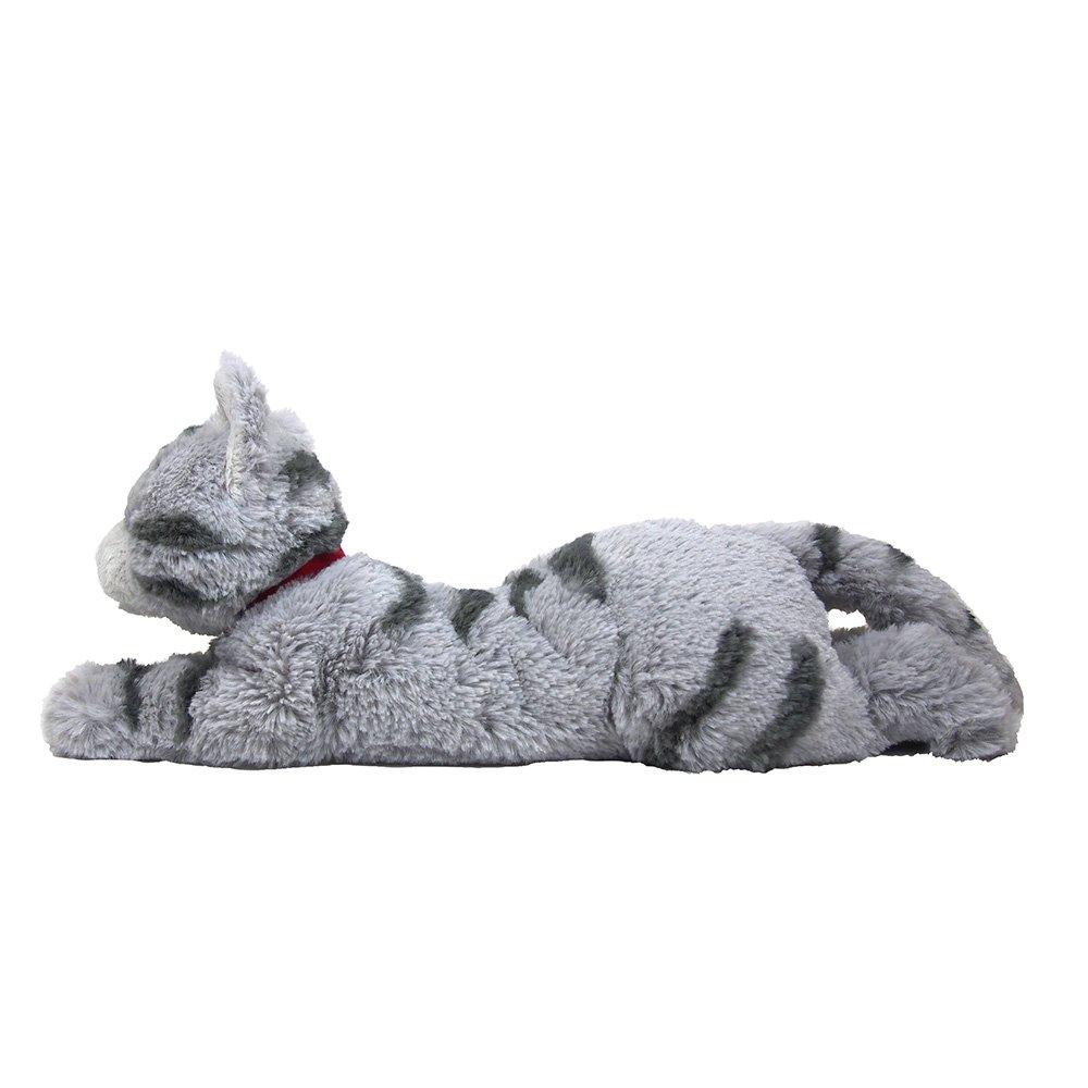 SUN LEMON Knee Cat Plush Small Gray Toy, Size,