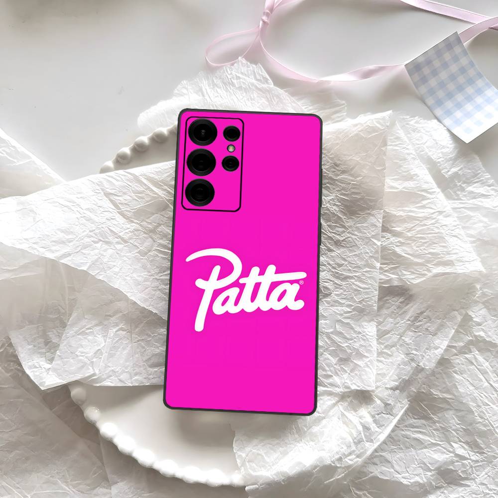 

Fashion P-patta Phone Case For Samsung S 24 Fe 25 Ultra Plus 20 Lite 21 30 22 23 24 22 Ultra 5G Fundas Samsung S21Ultra