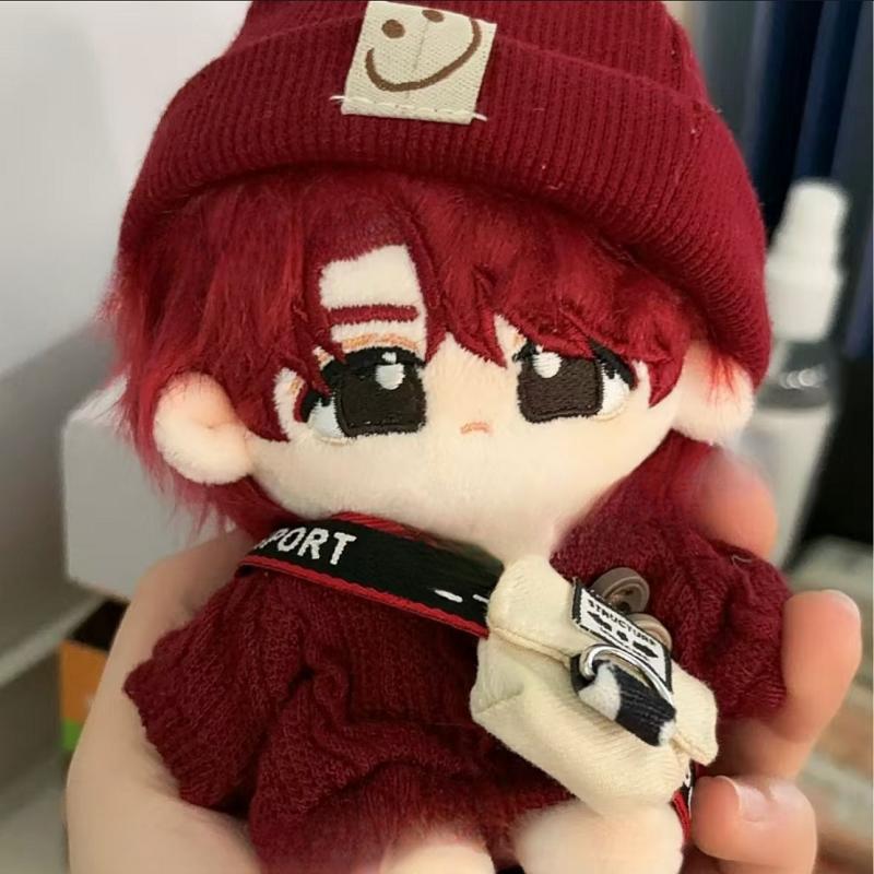 10 Cm Idol Doll JC-T Attribute Tan Jian Ci Cosplay Plush Doll Cute Cotton Body Clothes Outfit Dress Up Cotton Doll Stuffed Toy