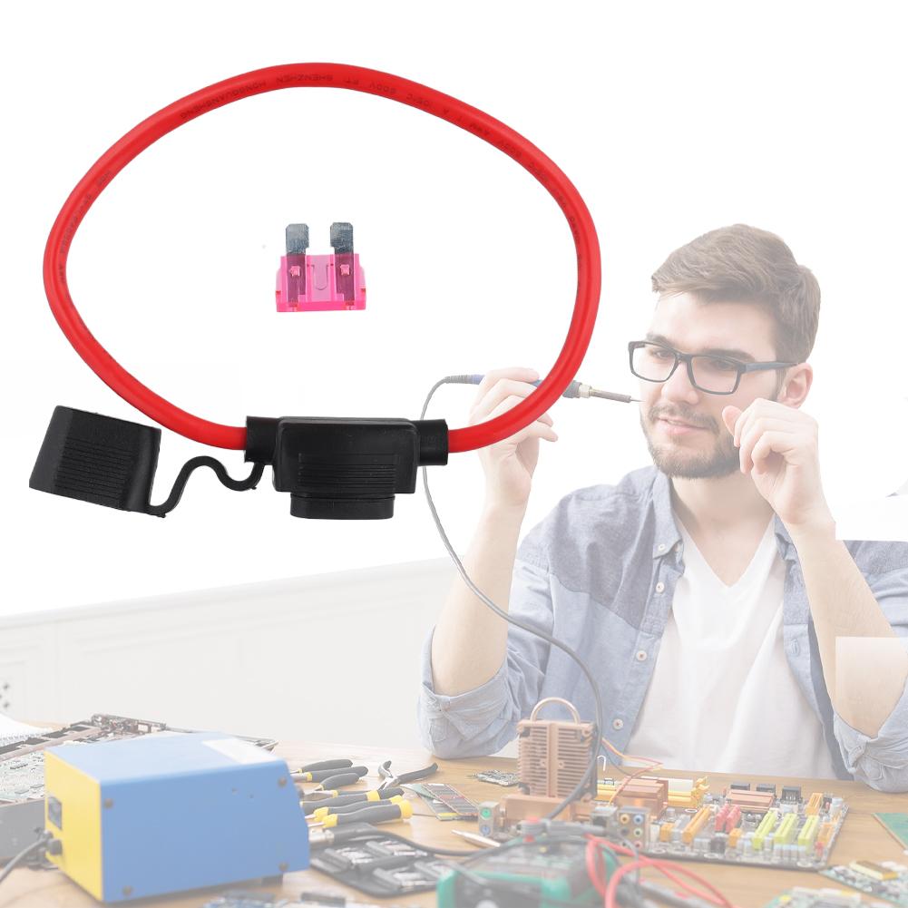 Auto Fuse Holder with 5/20/30/40/50 A ATC Blade Fuses Car Blade Fuse for Car Truck Automotive Marine Industrial and RV