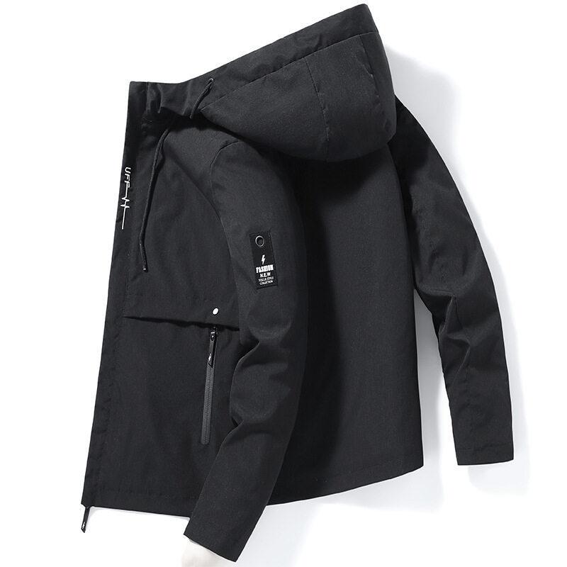 Abbigliamento da baseball casual giovanile primaverile e autunnale Giacca con cappuccio cardigan sportiva da uomo moda coreana