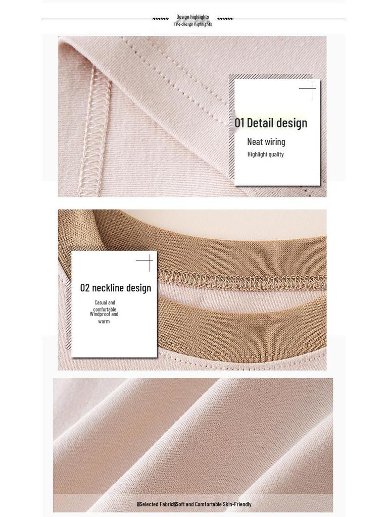 Girls' Autumn Cotton Underwear & Sweater Set – Teen & Kids' Cozy Pajamas