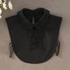 New Fake Collar Shirt Women White Lapel Ruffles Stand False Collar Woman Girls Detachable Collar Lace Removable Half Shirt