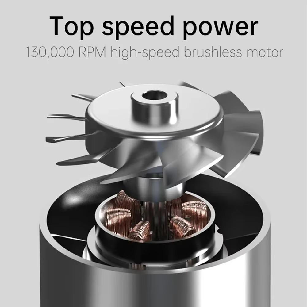 X5 Turbo Fan 130000RPM Powerful Camping Fan Outdoor Portable Brushless Motor 52m/s High-Speed Handheld Air Blower