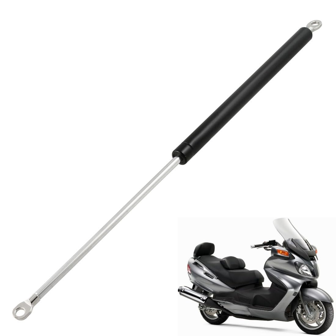 

uxcell Газовый амортизатор для мотоцикла, Амортизатор сиденья, 18,9 x 7,9 дюймов (480 х 15Kg чёрный