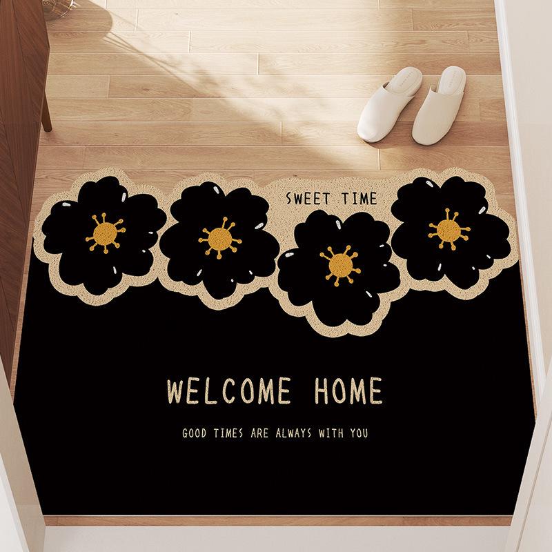 Modern Anti-Slip Dust Removal Door Mat – High-End Entryway Mat with Cuttable Silk Coil Design