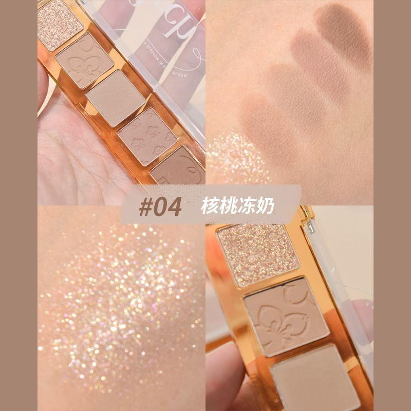 COLOR SCHOOL - 5 Colors Eyeshadow Palette - Walnut Milk