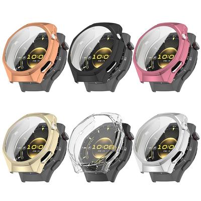 Full Cover Protective Case Anti-scratch TPU Screen Protector Bumper Shockproof Bumper Shell for Huawei Watch GT 6 Pro 46mm