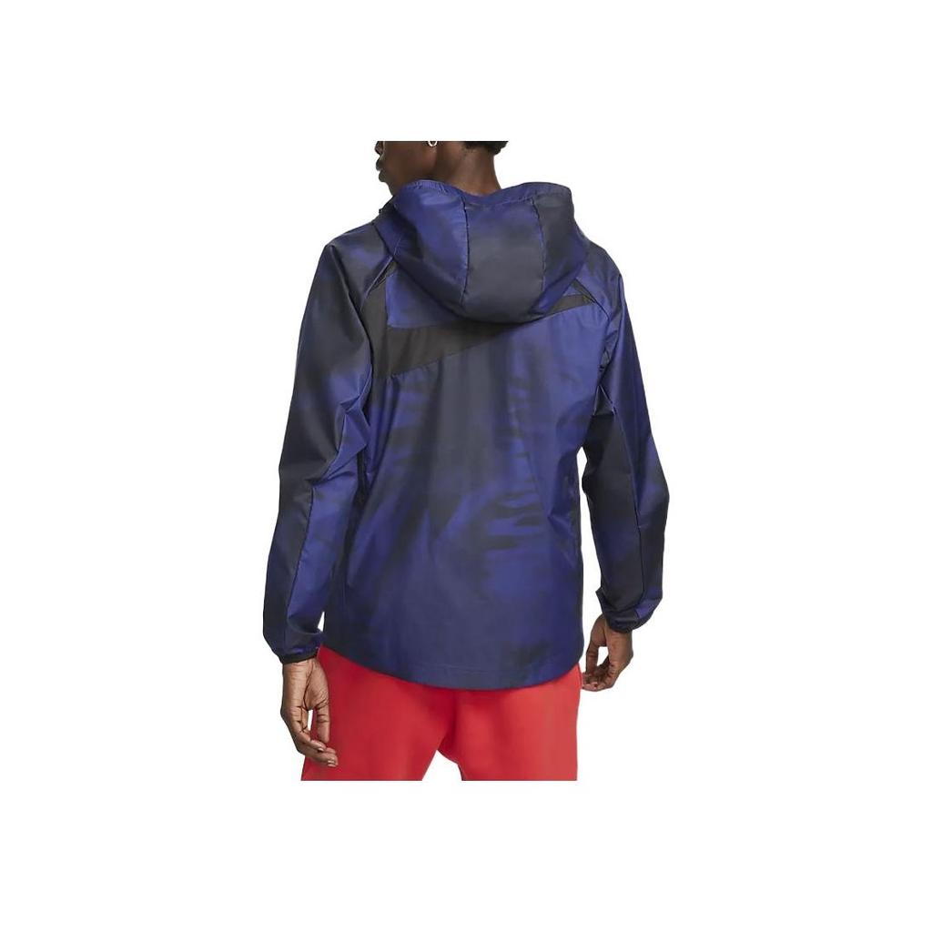 Nike Logo Hooded Jacket Men Jackets Dark-Blue DN1081-010