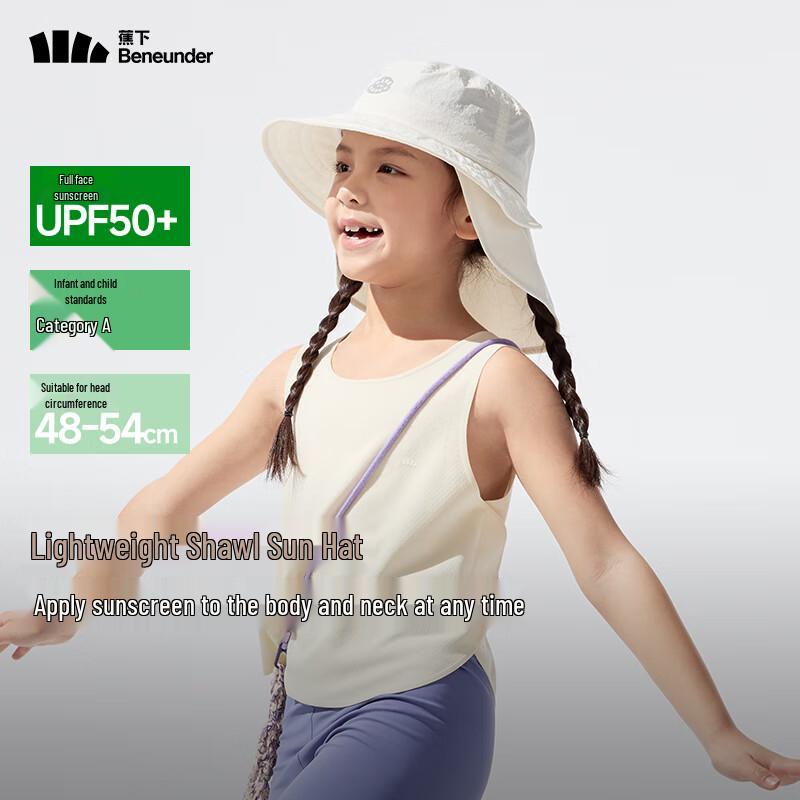 Beneunder Kids' UV Protection Shawl Sun Hat GP738