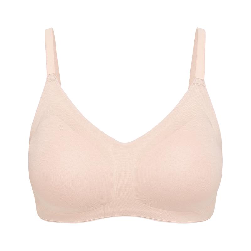 PurCotton Women s Seamless 7A Antibacterial Minimizer Bra with Zero-feel Teardrop Cup 85B