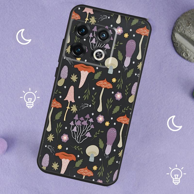 Trippy Mushroom Case For OnePlus 13R 12R 10R 13T 15 13 12 11 8T 10T Nord CE 4 3 2 Lite N20 N30 Nord 5 Cover