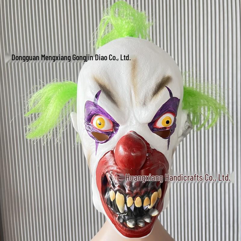 Devil Clown Horror Latex Masquerade Mask for Halloween Cosplay