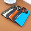 Luxury Fluorescent Line PU Leather Case for Huawei Pura 90 Pro Max 80 Ultra P80 Pro P70 Pro+ Soft Edge Metal Lens Ring Cover