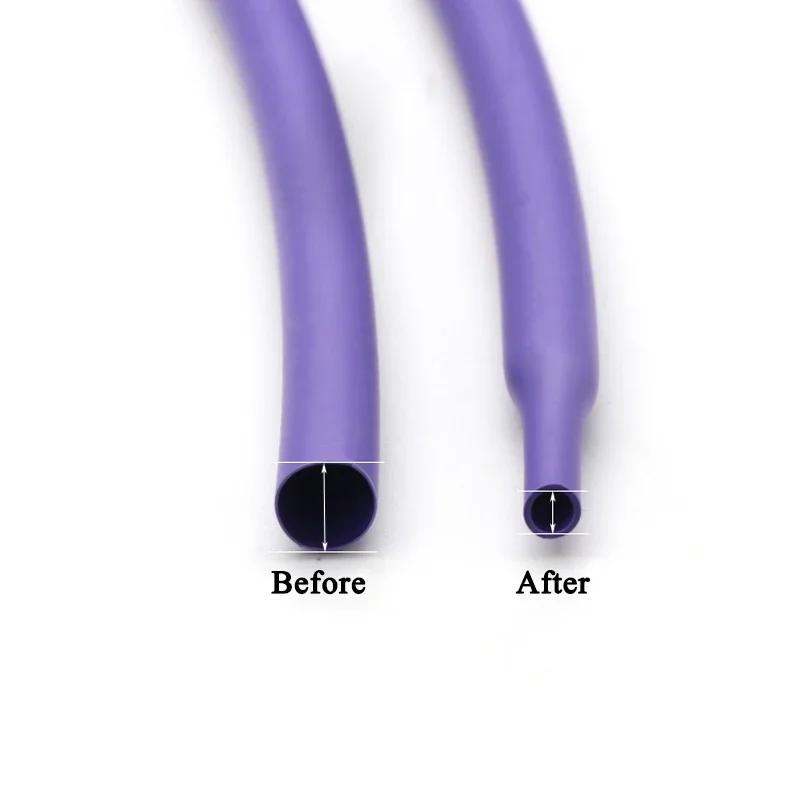 2:1 Heat Shrink Tubing Dia 1 2 3 4 5 6 7 8 9 10 12 14 16 20 25 30 40 50 mm Thermoresistant Sleeve Cable Repair Polyolefin Tube