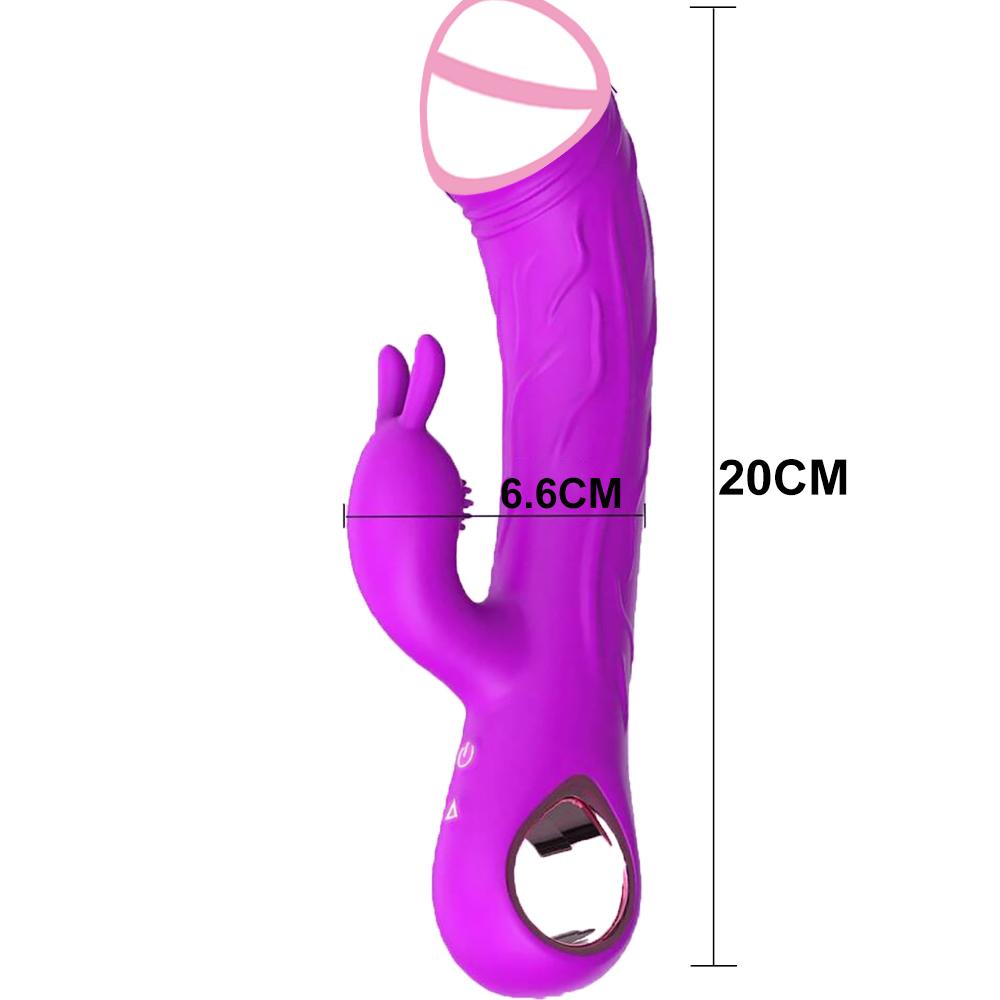 Dildo Vibrátor pro Ženy Stimulátor Klitorisu a Vagíny Bradavky Dráždění Masážní Přístroj Výkonné Sex Hračky pro Dospělé Ženský Masturbátor Vibrátor Hůlka