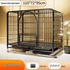 Indoor Pet Cage with Toilet for Medium to Large Dogs: Suitable for Border Collies, Labradors, and Golden Retrievers