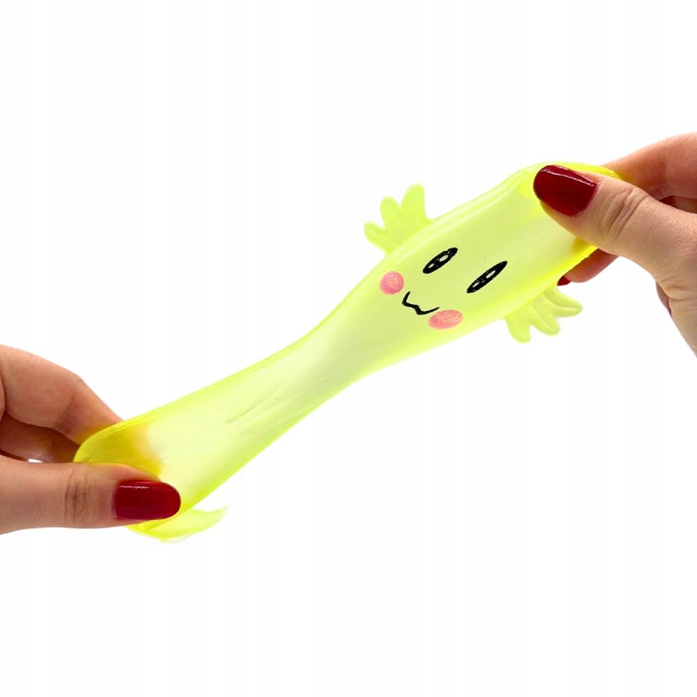 Gniotek Antystresowy Sensoryczny Uroczy Uśmiechnięty Axolotl