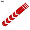 1-3pcs Motorcycle Arrow Stripe  Fender Universal Waterproof Oilproof Reflective Motorbike Reflective Tape Decal Moto Accessories