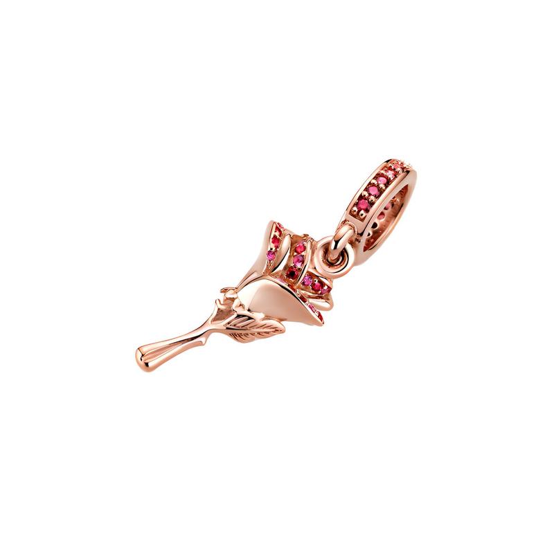Pandora Rose Pendant Rose Gold Rose Gold